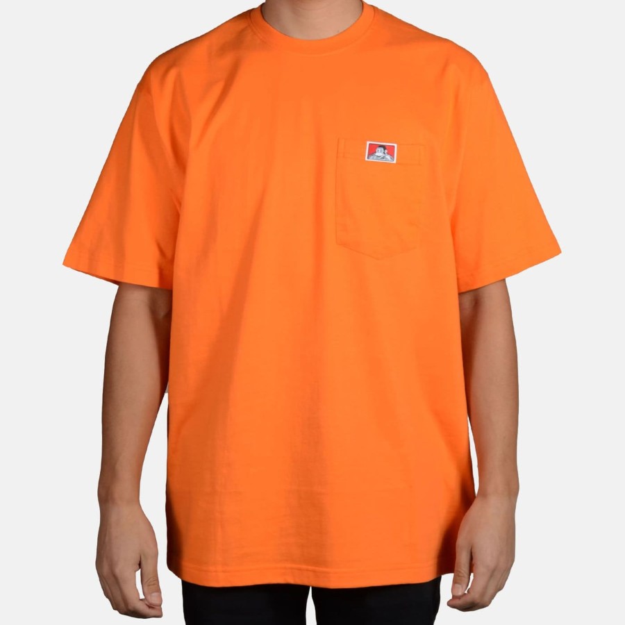 Shirts Ben Davis Co | Heavy Duty Short Sleeve Pocket T-Shirt - Orange