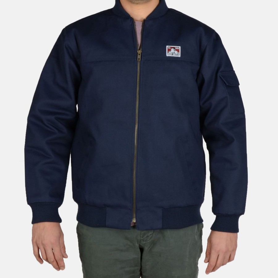 Outerwear Ben Davis Co | Bomber Jacket - Navy