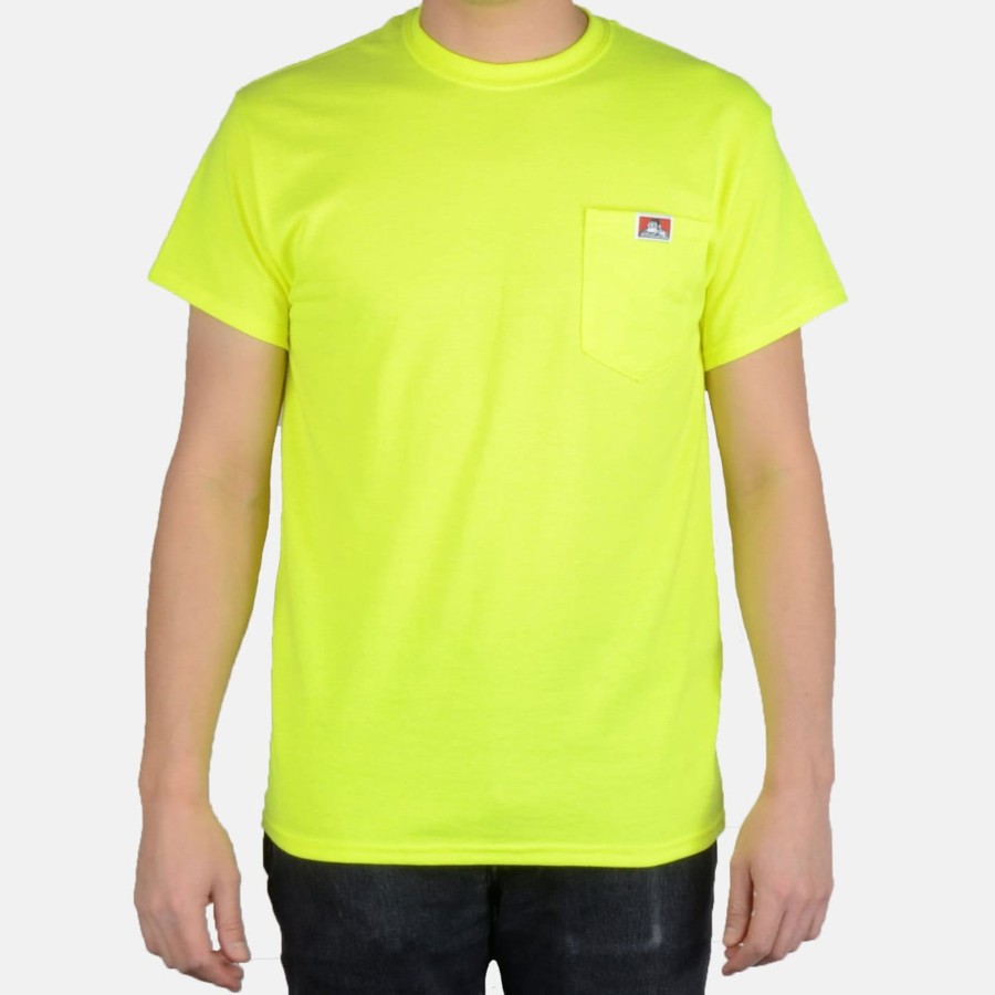 Shirts Ben Davis Co | Pocket T-Shirt - Safety Green