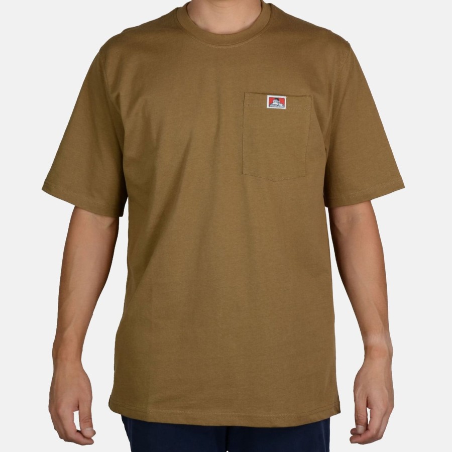 Shirts Ben Davis Co | Heavy Duty Short Sleeve Pocket T-Shirt - Coyote Brown