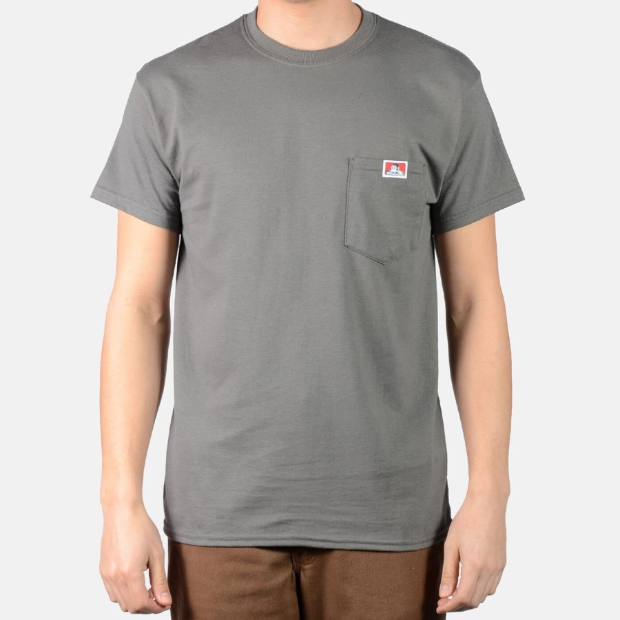 Shirts Ben Davis Co | Pocket T-Shirt - Charcoal