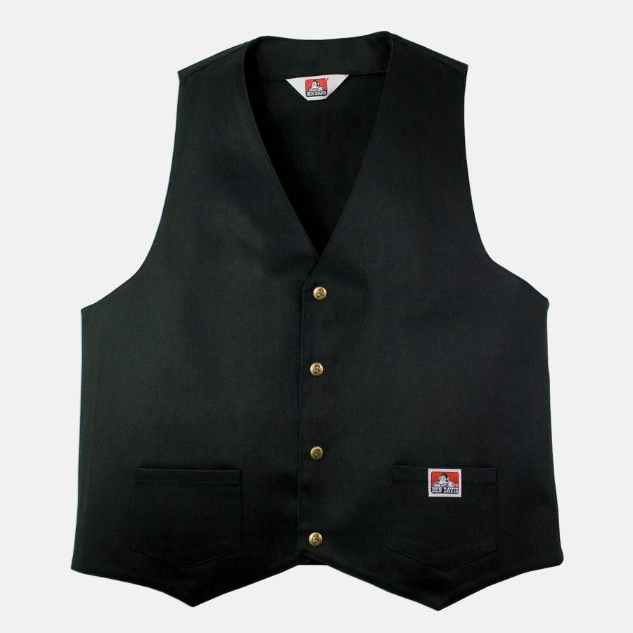 Outerwear Ben Davis Co | Solid Vest - Black