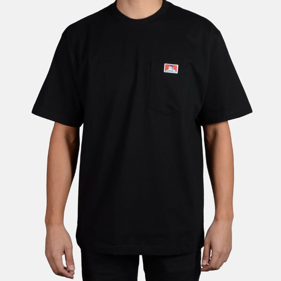 Shirts Ben Davis Co | Heavy Duty Short Sleeve Pocket T-Shirt - Black