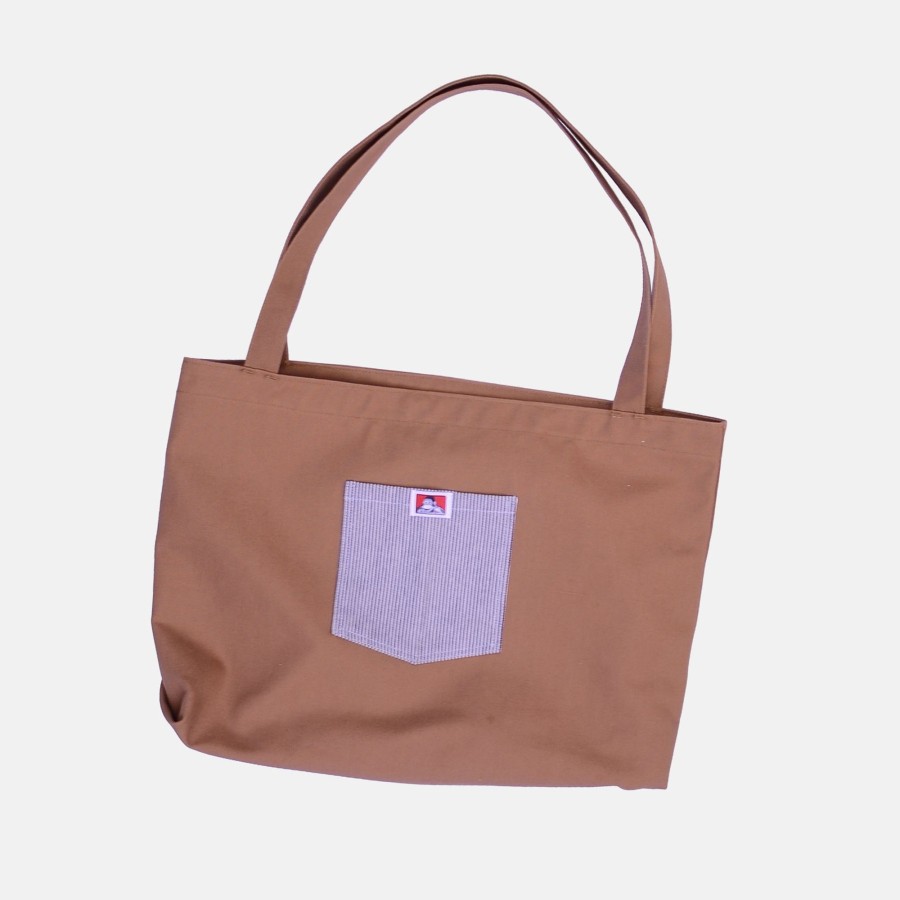 Accessories Ben Davis Co | Canvas Tote Bag - Brown