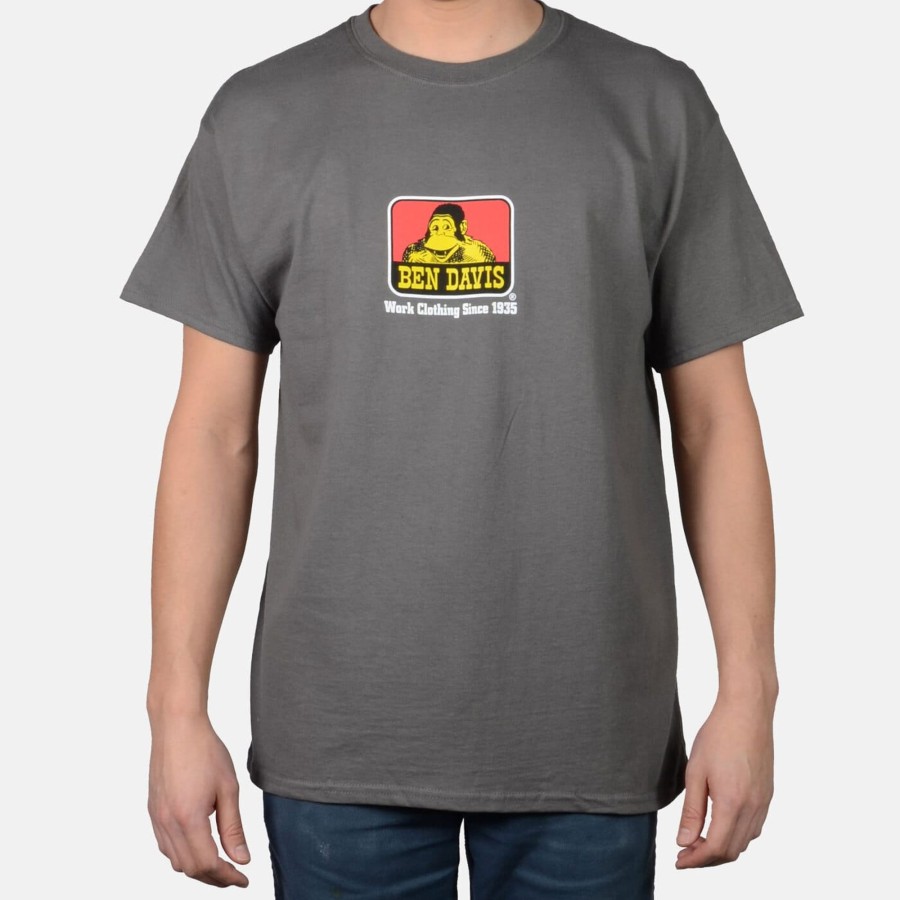 Shirts Ben Davis Co | Classic Logo T-Shirt - Charcoal