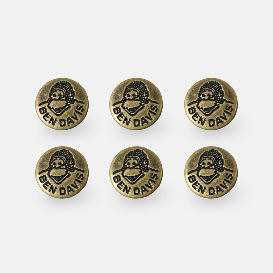 Accessories Ben Davis Co | Suspender Buttons (6 Pack)