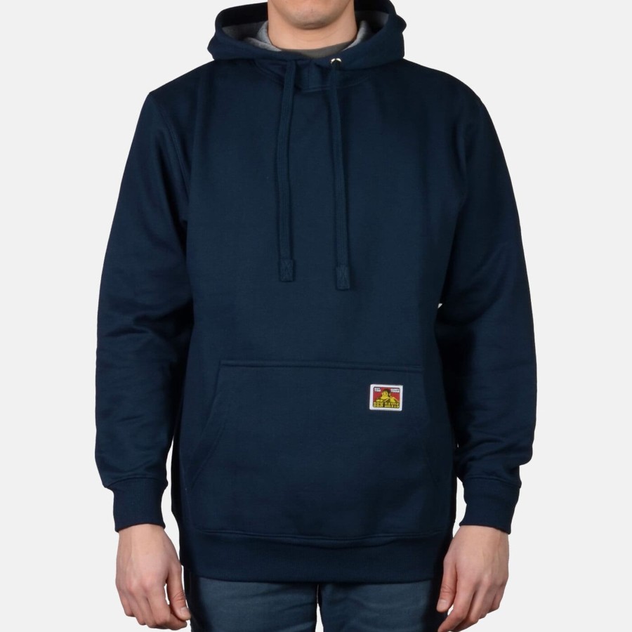 Shirts Ben Davis Co | Heavyweight Pullover Hoodie - Navy