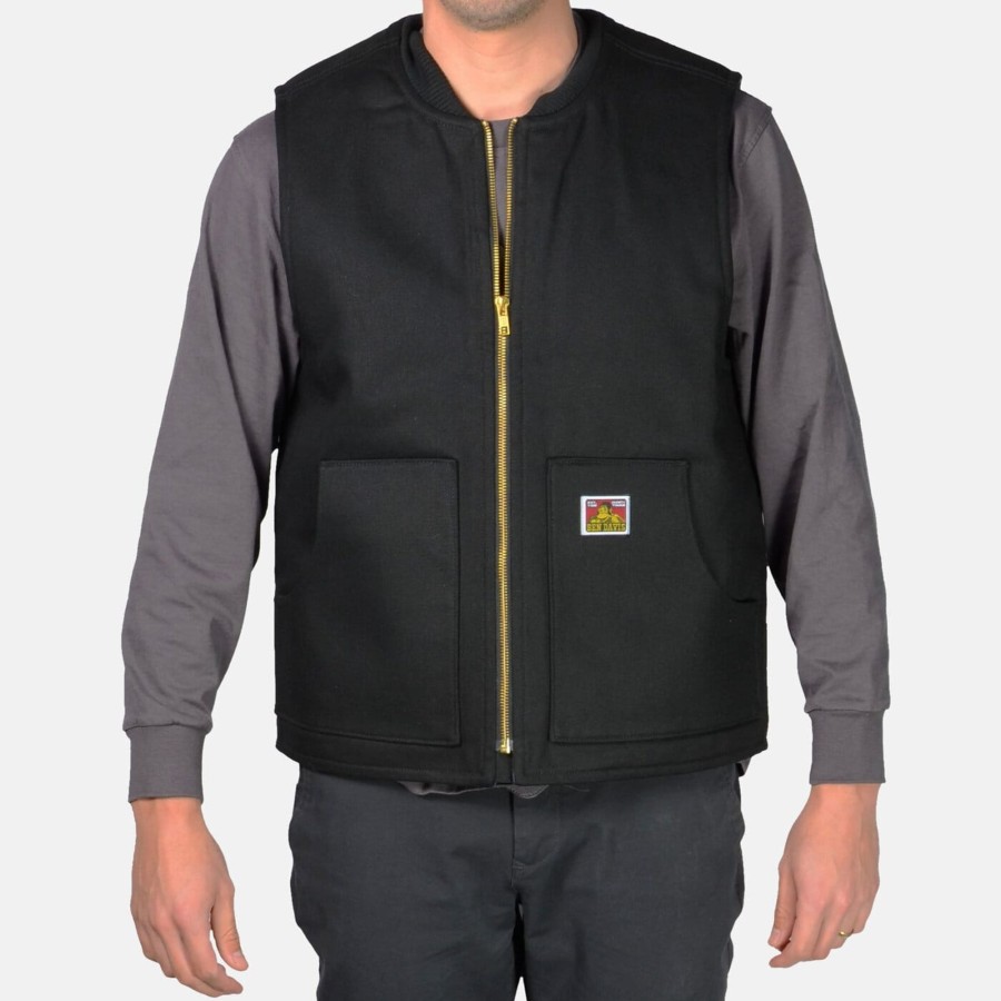 Outerwear Ben Davis Co | Lined Vest - Black