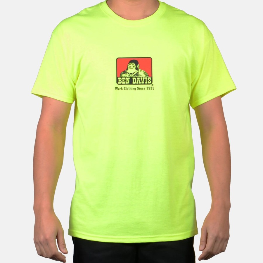 Shirts Ben Davis Co | Classic Logo T-Shirt - Safety Green