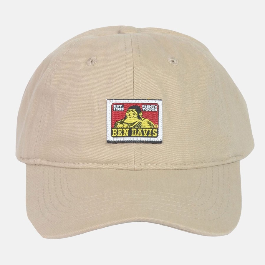 Accessories Ben Davis Co | Unstructured Baseball Cap - Khaki