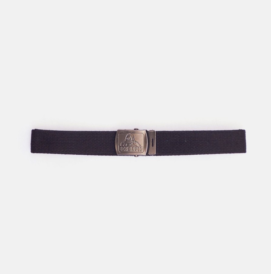 Accessories Ben Davis Co | Webbed Belt - Black