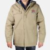 Outerwear Ben Davis Co | Hooded Jacket W/ Snaps - Khaki